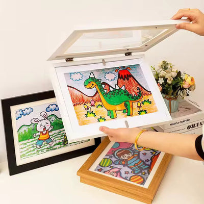 Forever Frame – Magnetic Wall Art Display for Kids, Holds 150 A4/A5 Sheets, 20x30cm
