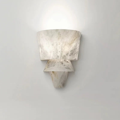 LuxeStone Marble Wall Lamp – Elegant Modern Natural Stone Lighting for Living Room & Bedroom