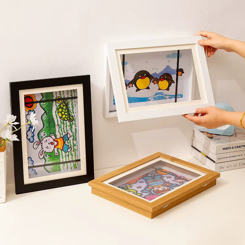 Forever Frame – Magnetic Wall Art Display for Kids, Holds 150 A4/A5 Sheets, 20x30cm
