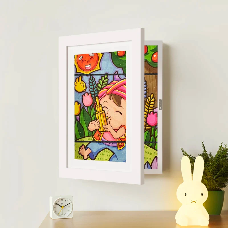 Forever Frame – Magnetic Wall Art Display for Kids, Holds 150 A4/A5 Sheets, 20x30cm