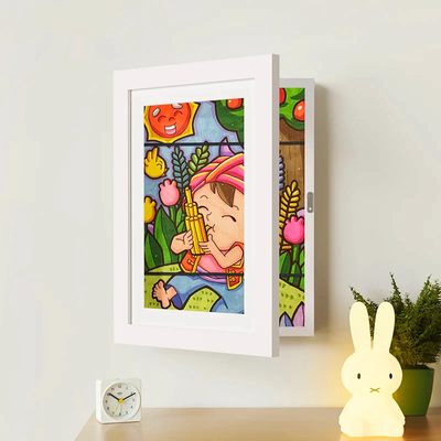 Forever Frame – Magnetic Wall Art Display for Kids, Holds 150 A4/A5 Sheets, 20x30cm