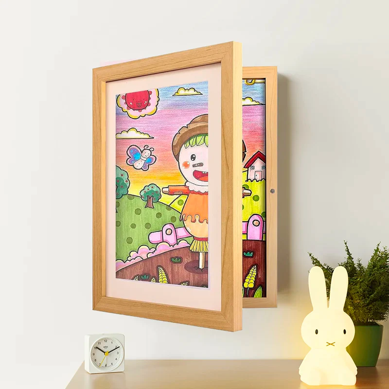 Forever Frame – Magnetic Wall Art Display for Kids, Holds 150 A4/A5 Sheets, 20x30cm