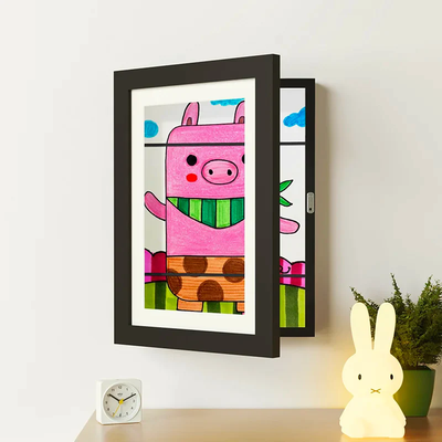 Forever Frame – Magnetic Wall Art Display for Kids, Holds 150 A4/A5 Sheets, 20x30cm